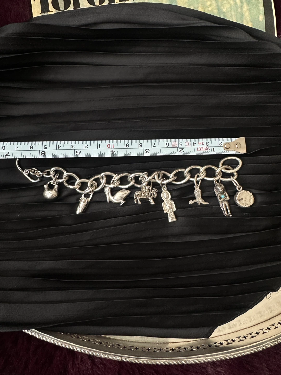 Vintage Birks Sterling Silver Charm Bracelet - photo 2