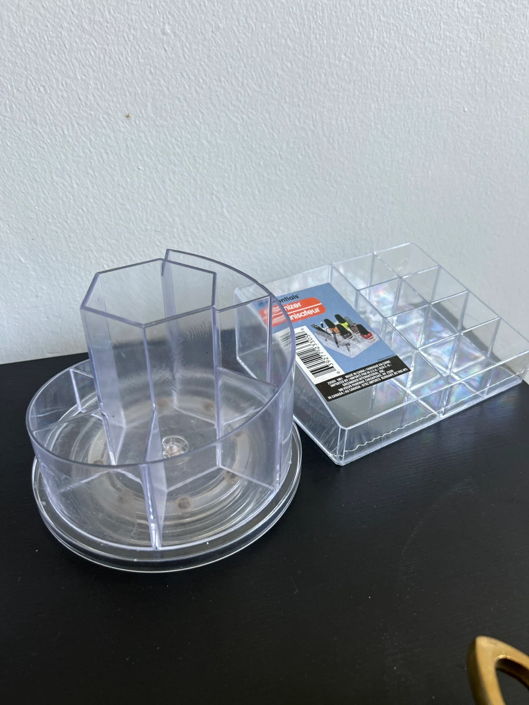 Clear Acrylic Makeup and Desk Organizers (2 Pieces) - photo 2