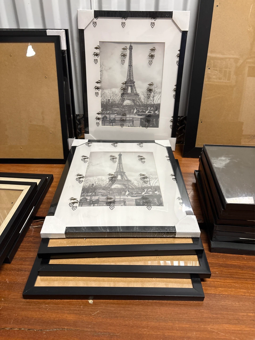 Black Picture Frames with Matting  31 frames - photo 3