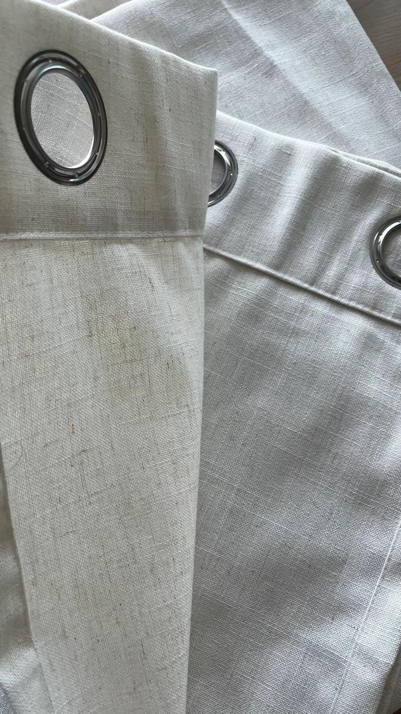 Linen Blend  Curtains - Beige - photo 4