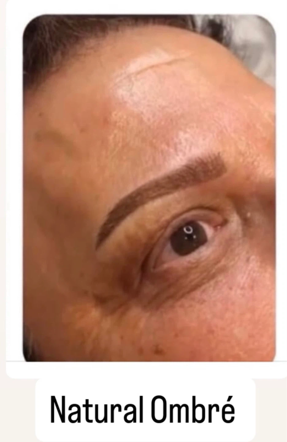 Permanent makeup ombré powder eyebrow and lip blush  tattoo - photo 3