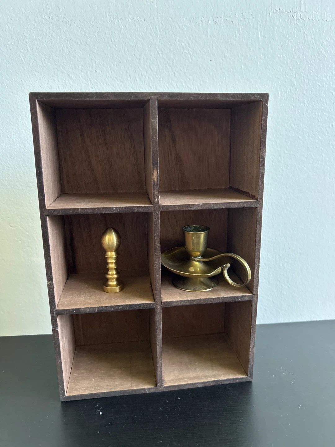 Wooden Organizer Shelf with 6 Compartments - photo 3