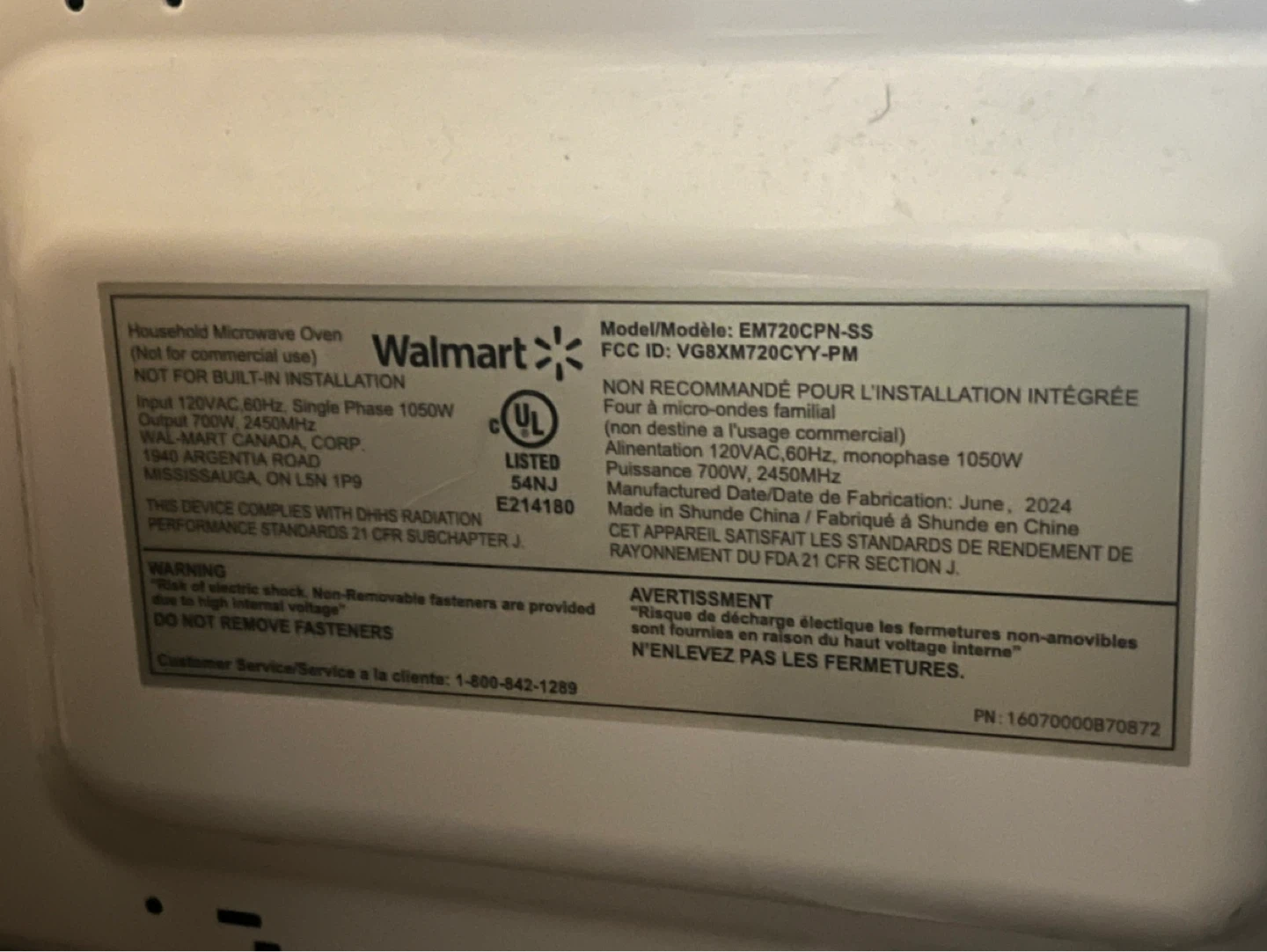 Hamilton Beach Stainless Steel Microwave - photo 3