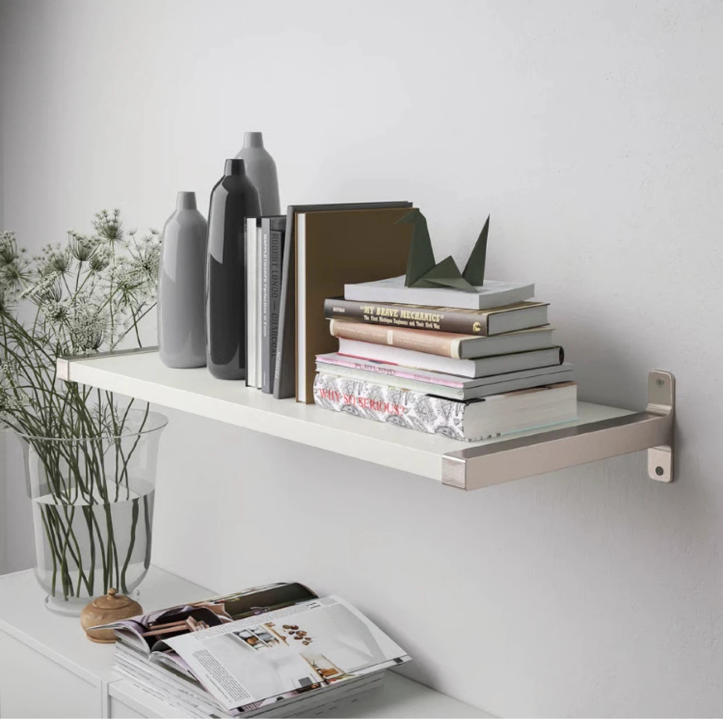 Ikea Shelf (1 regular + 1 connecting bracket) - photo 2