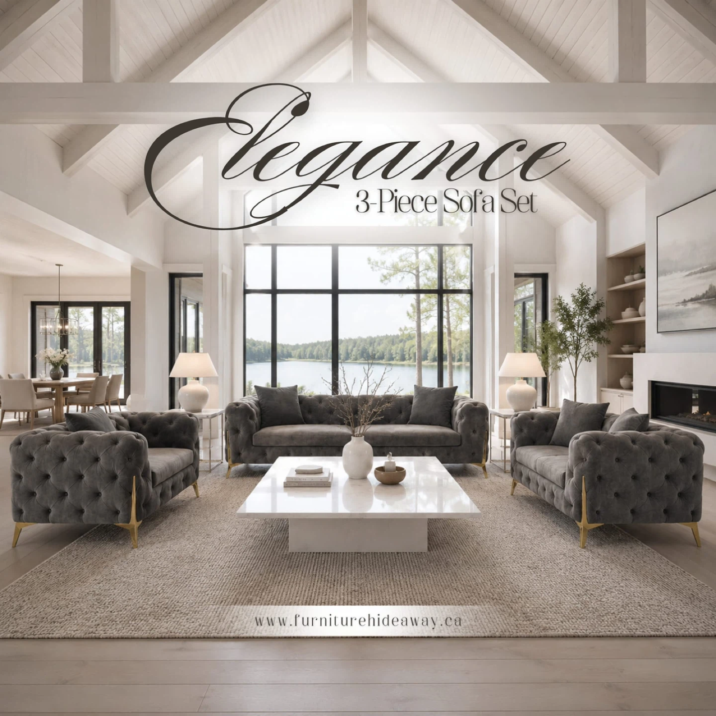 SECTIONAL SOFA 3-PIECE SOFA SET FOR SALE!!!