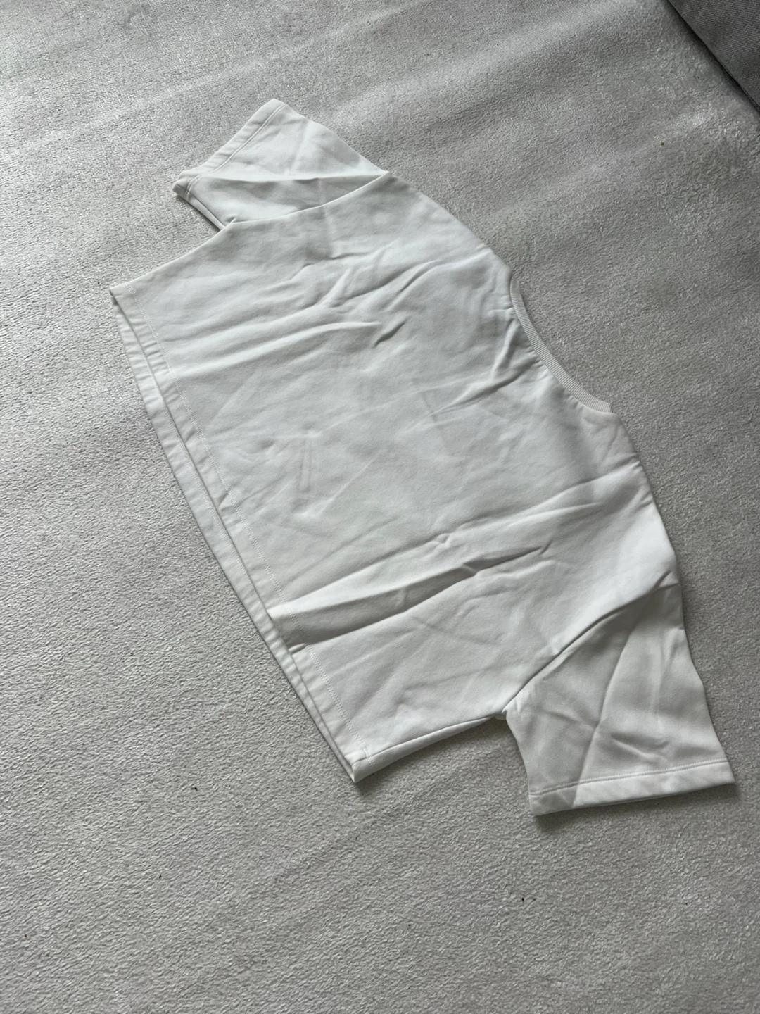 Zara White Crew Neck T-Shirt - Size L - photo 3
