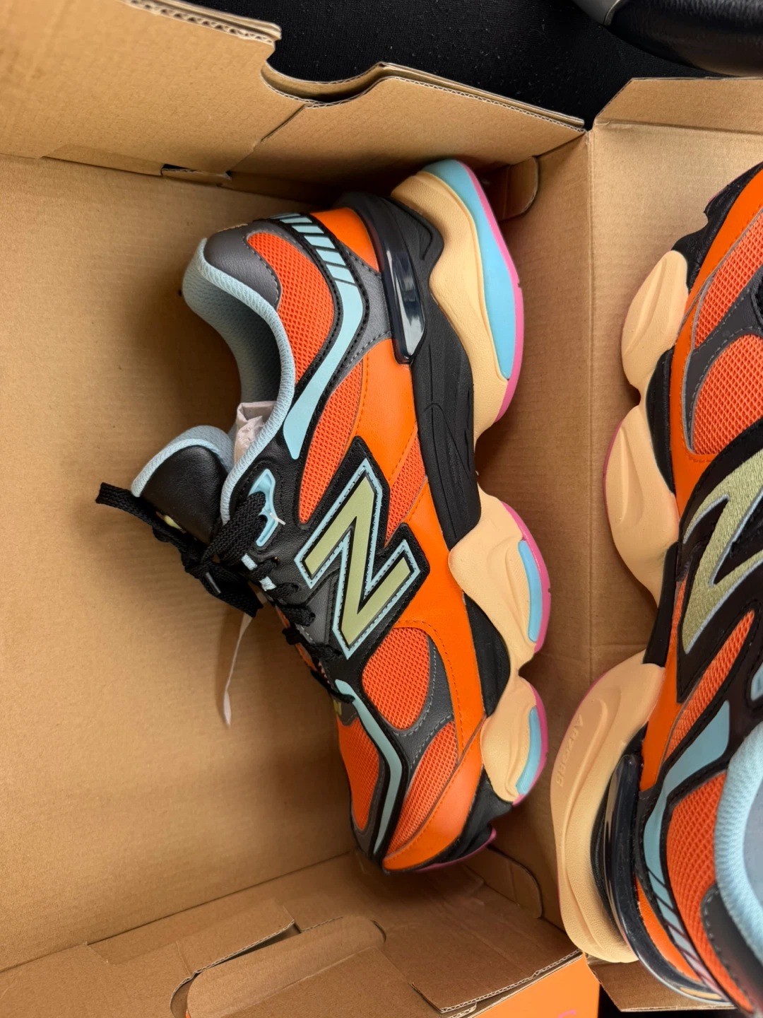 New Balance 9060 "Orange Black" Men's Sneakers