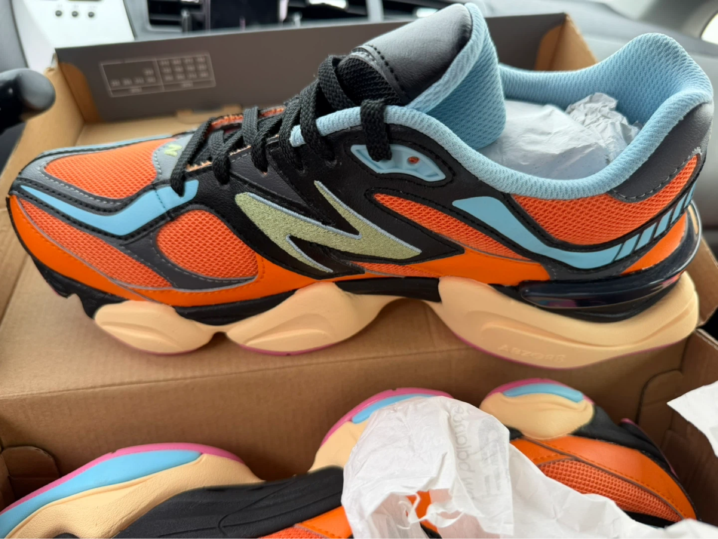 New Balance 9060 "Orange Black" Men's Sneakers - photo 3