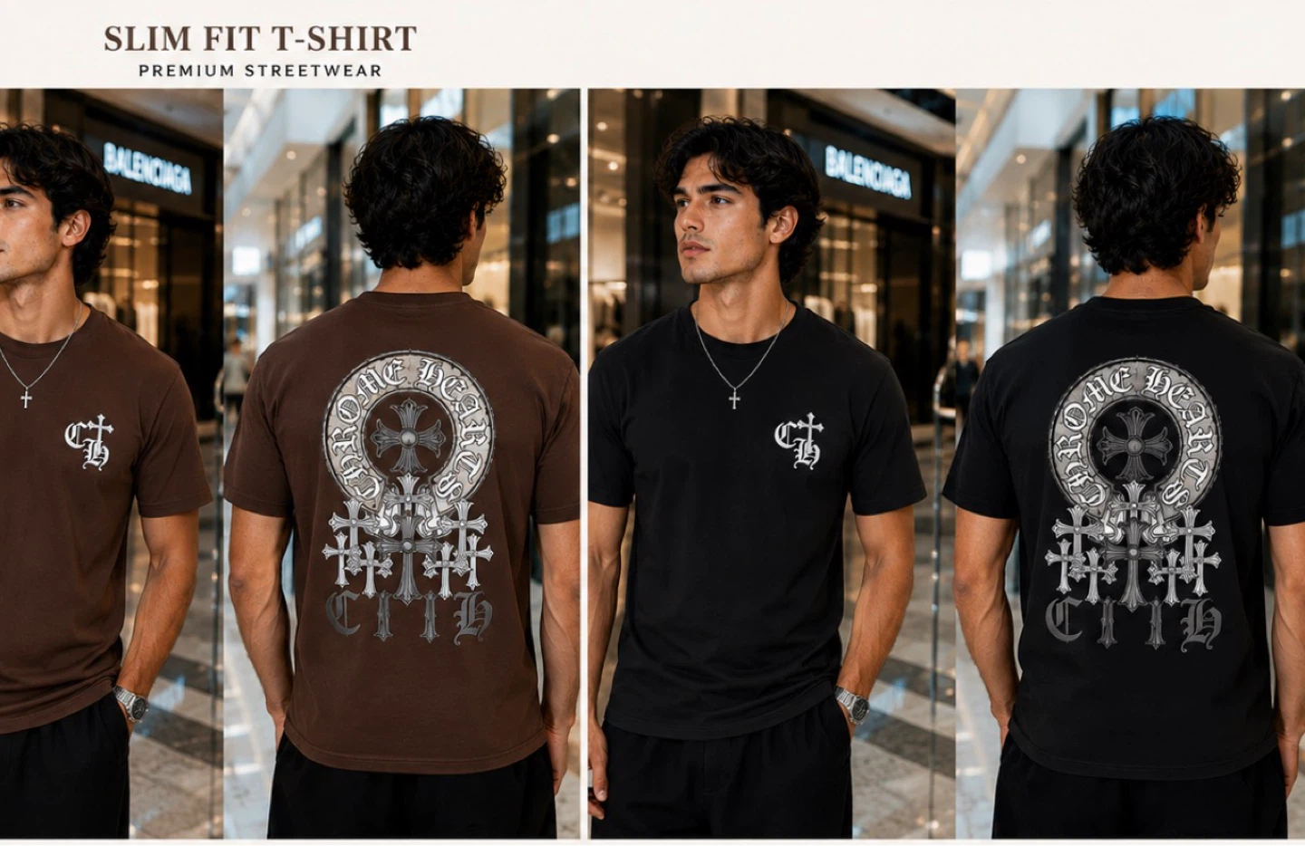 Chrome Hearts Slim Fit T-Shirt - photo 3