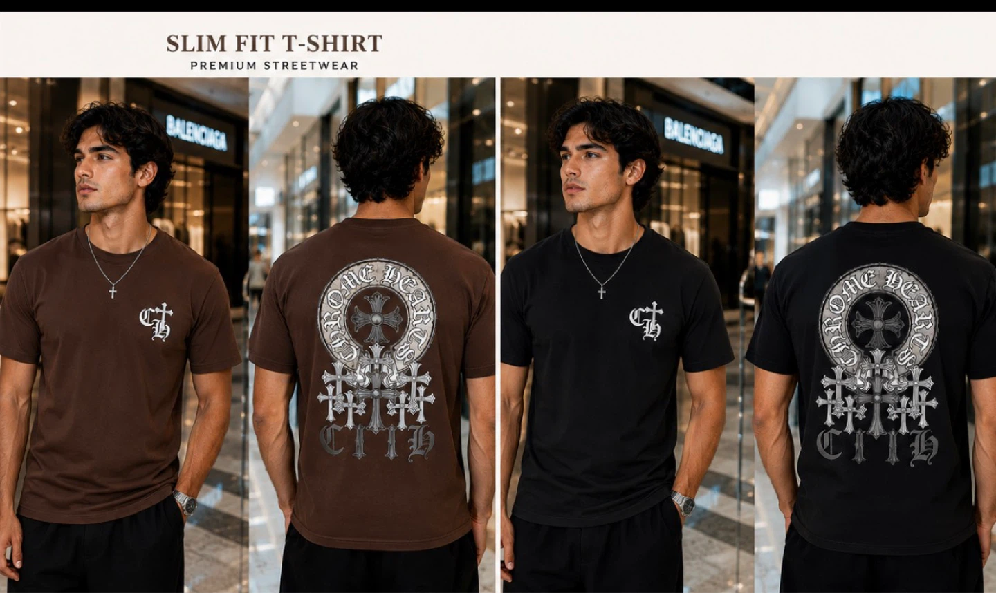 Chrome Hearts Slim Fit T-Shirt - photo 2