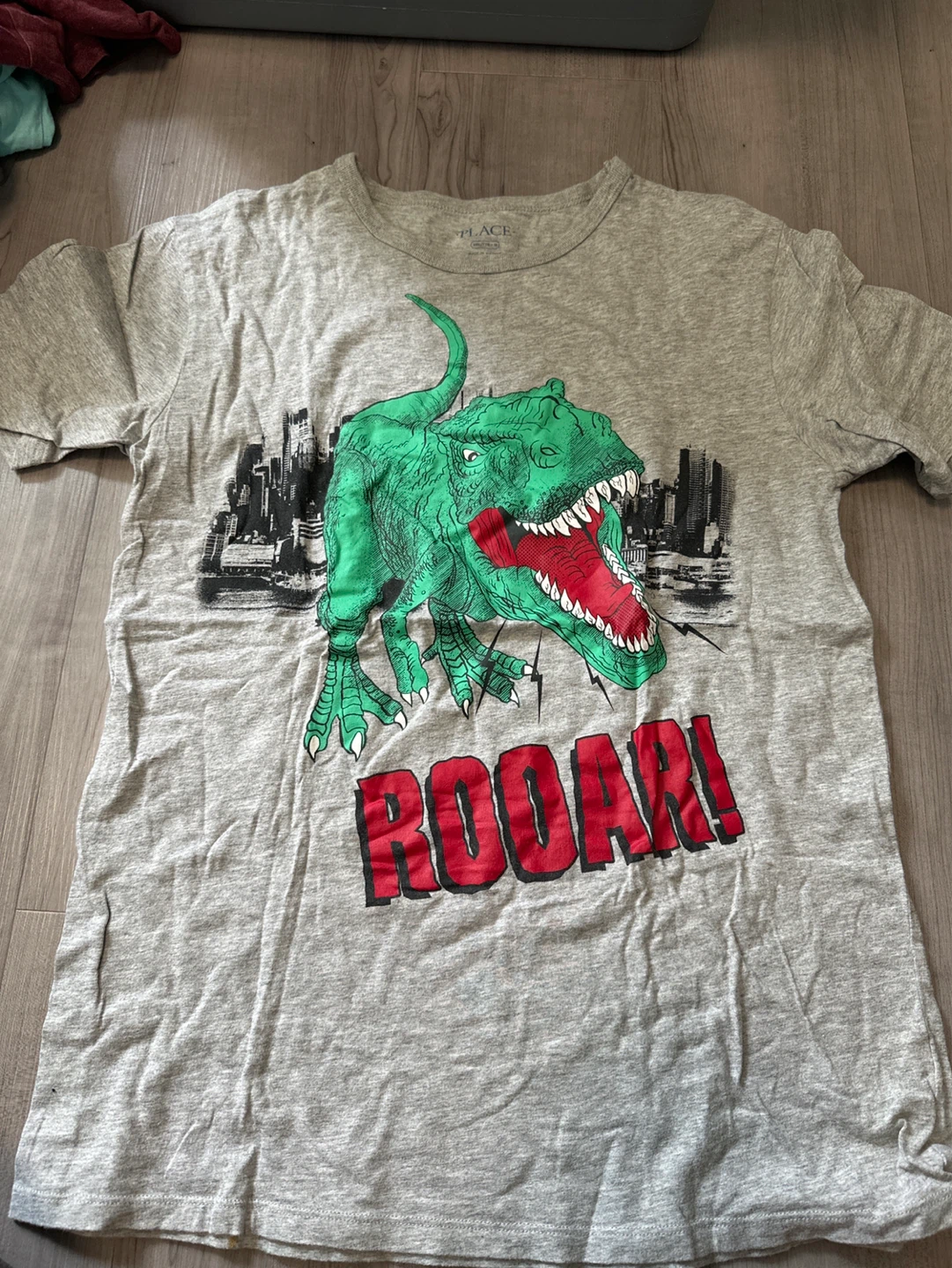 The Children's Place Grey Dinosaur ROAR! T-Shirt