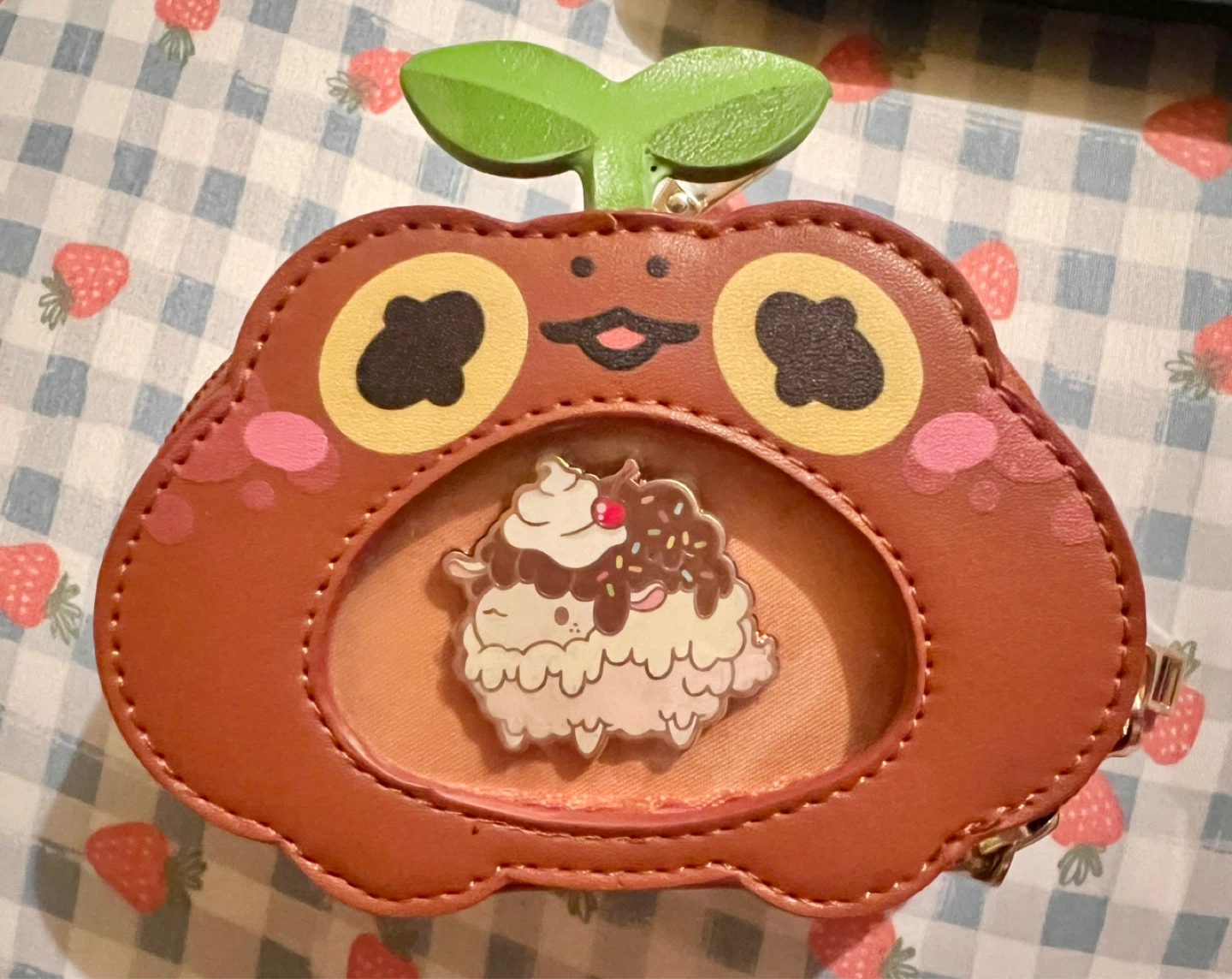 Peachi Kei Cartoon Frog Coin Purse