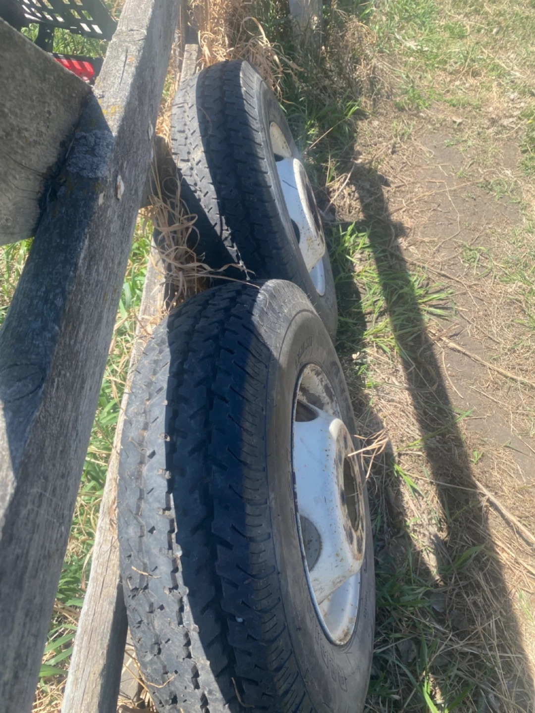 Two tired and rims from a F-350 Motorhome - photo 2