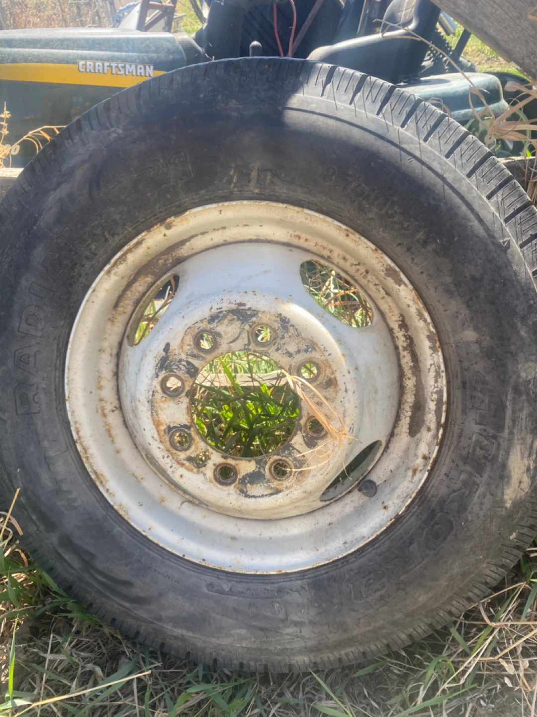Two tired and rims from a F-350 Motorhome - photo 4