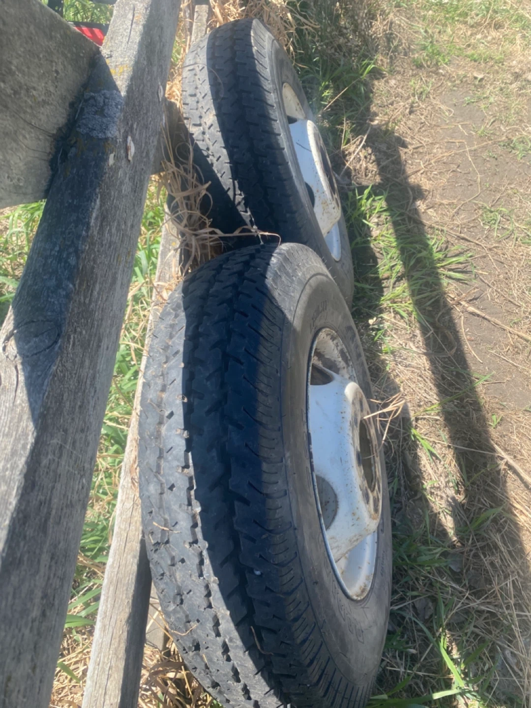 Two tired and rims from a F-350 Motorhome - photo 3