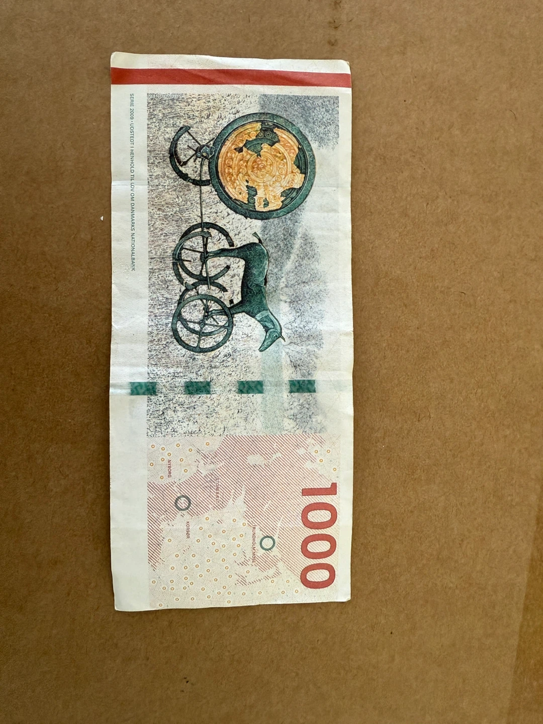 1000 Danish Kroner Banknote