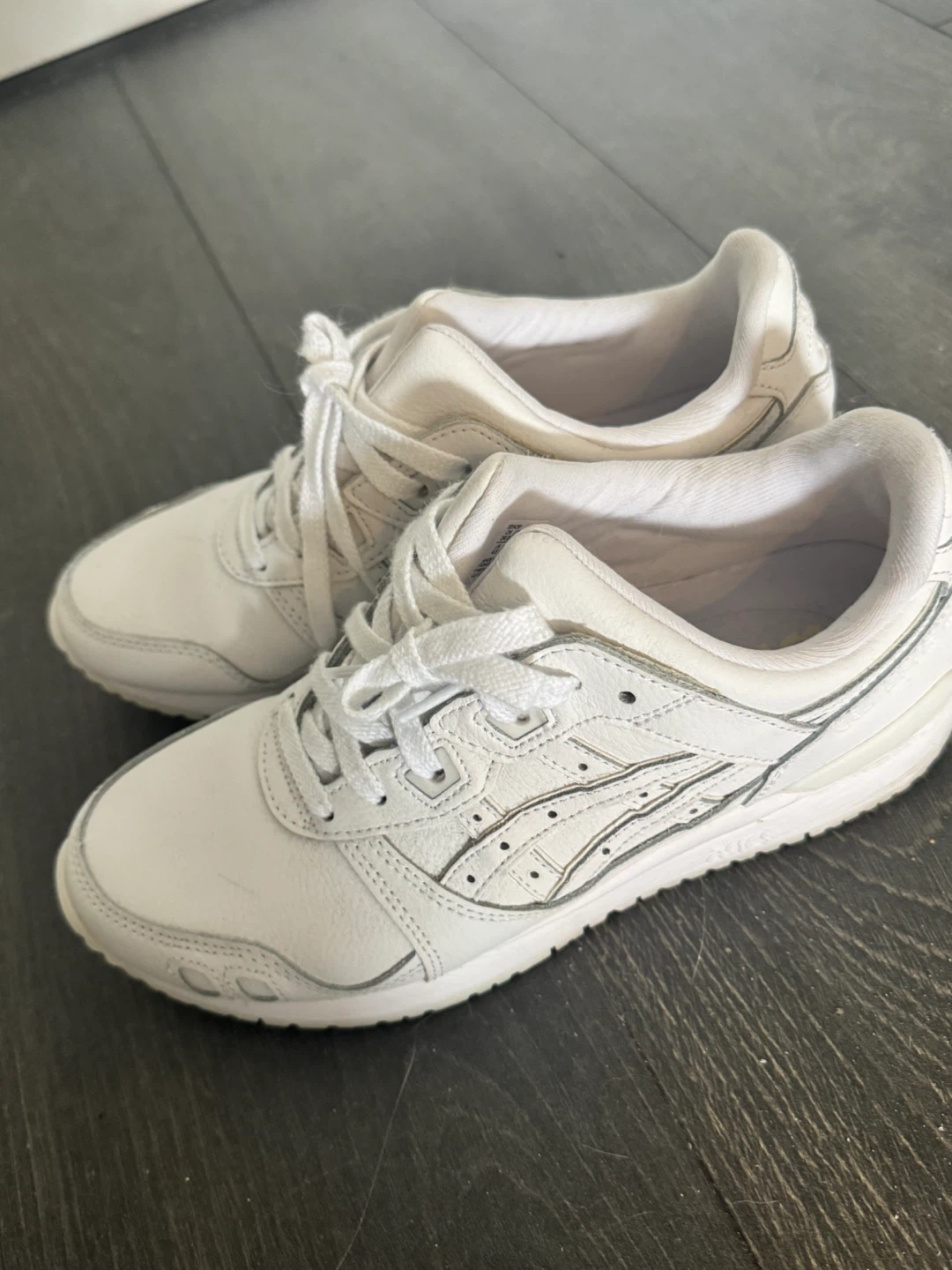ASICS White Sneakers (US 7 Women)
