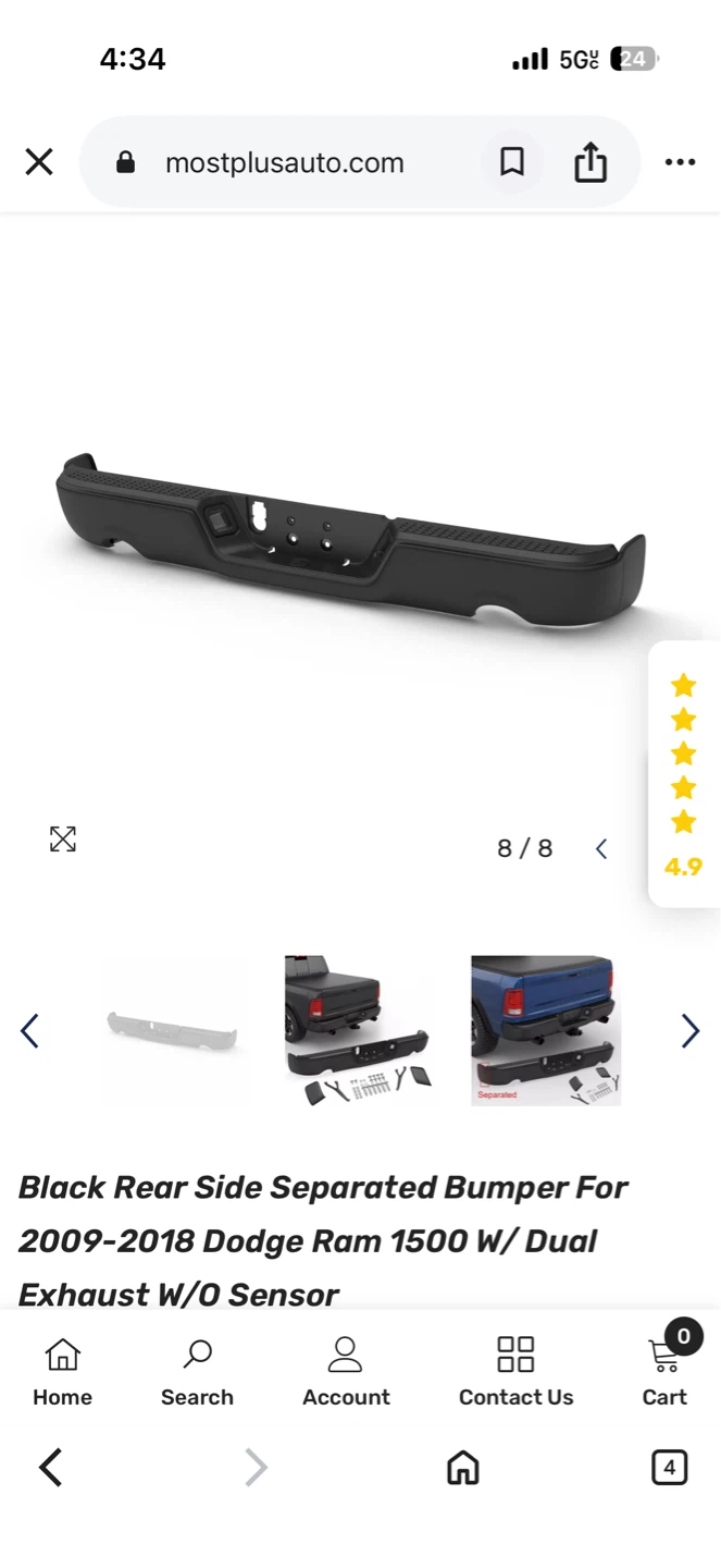Bumper for Ram truck