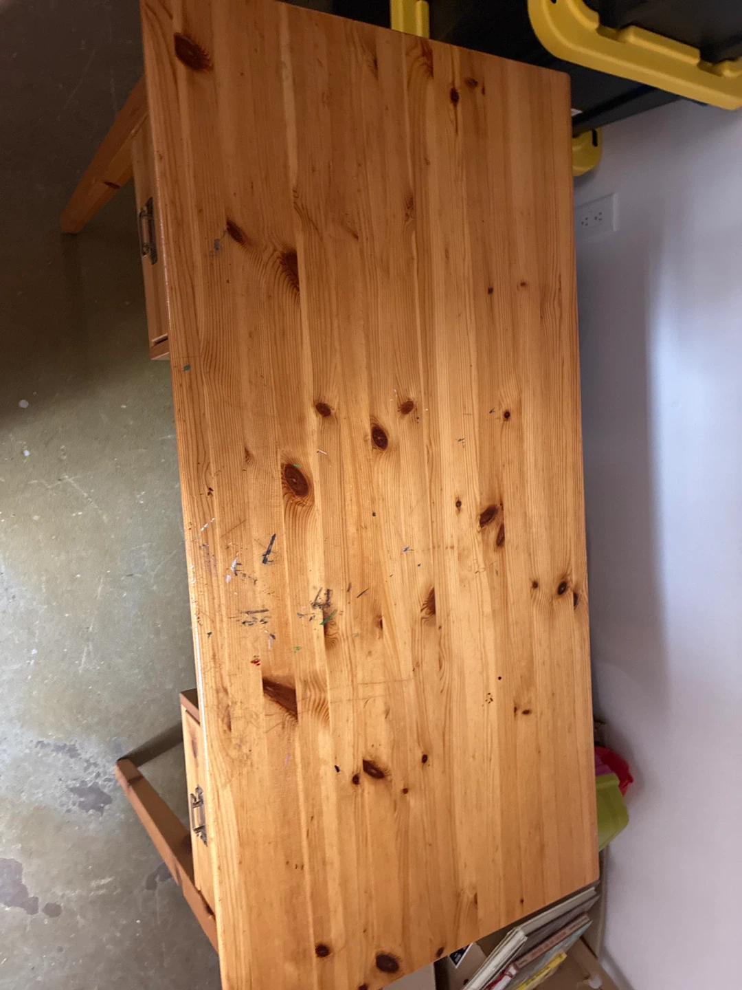 Wooden Desk with Drawers - photo 3