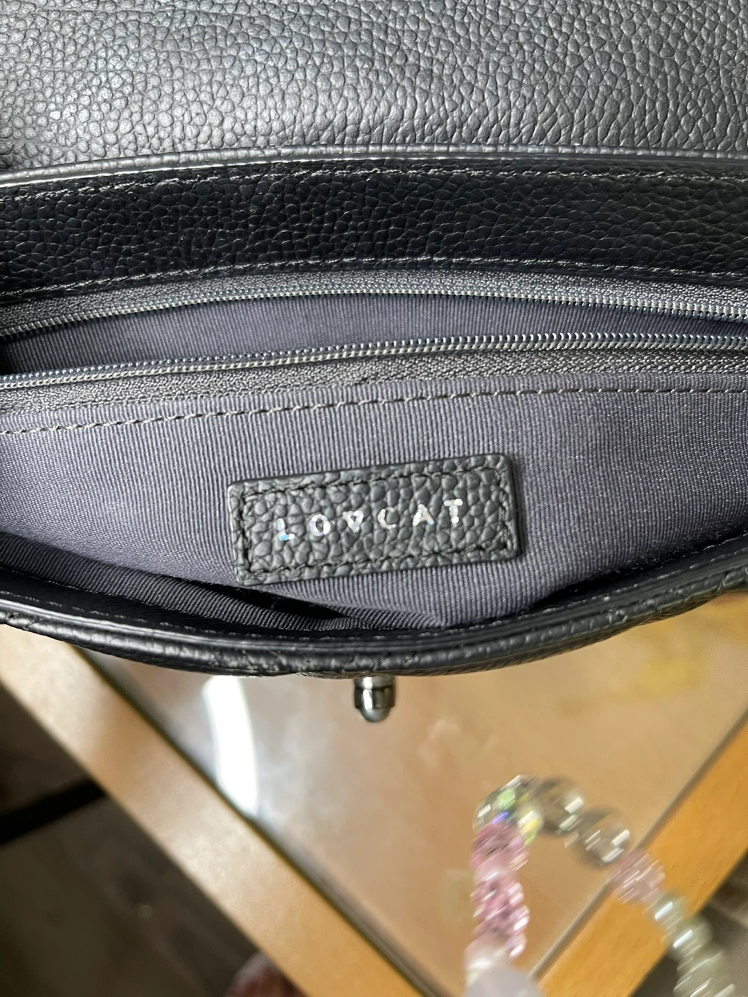 LOVCAT Black Quilted Chain Shoulder Bag - photo 5
