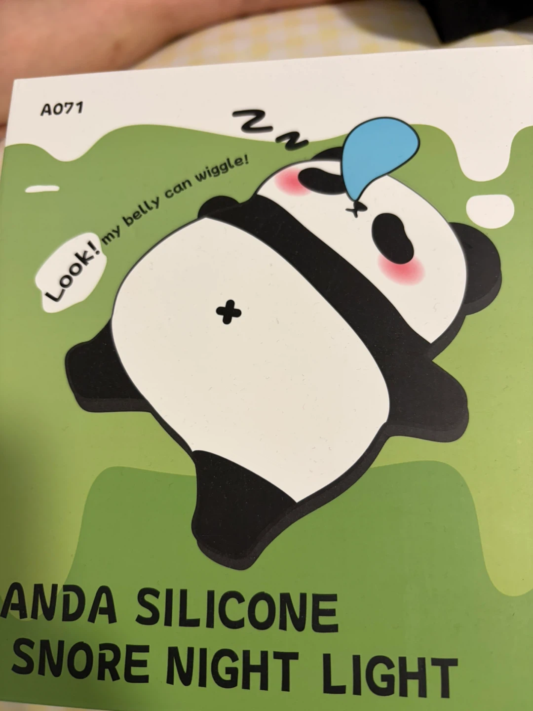 Panda Silicone Snore Night Light - photo 2