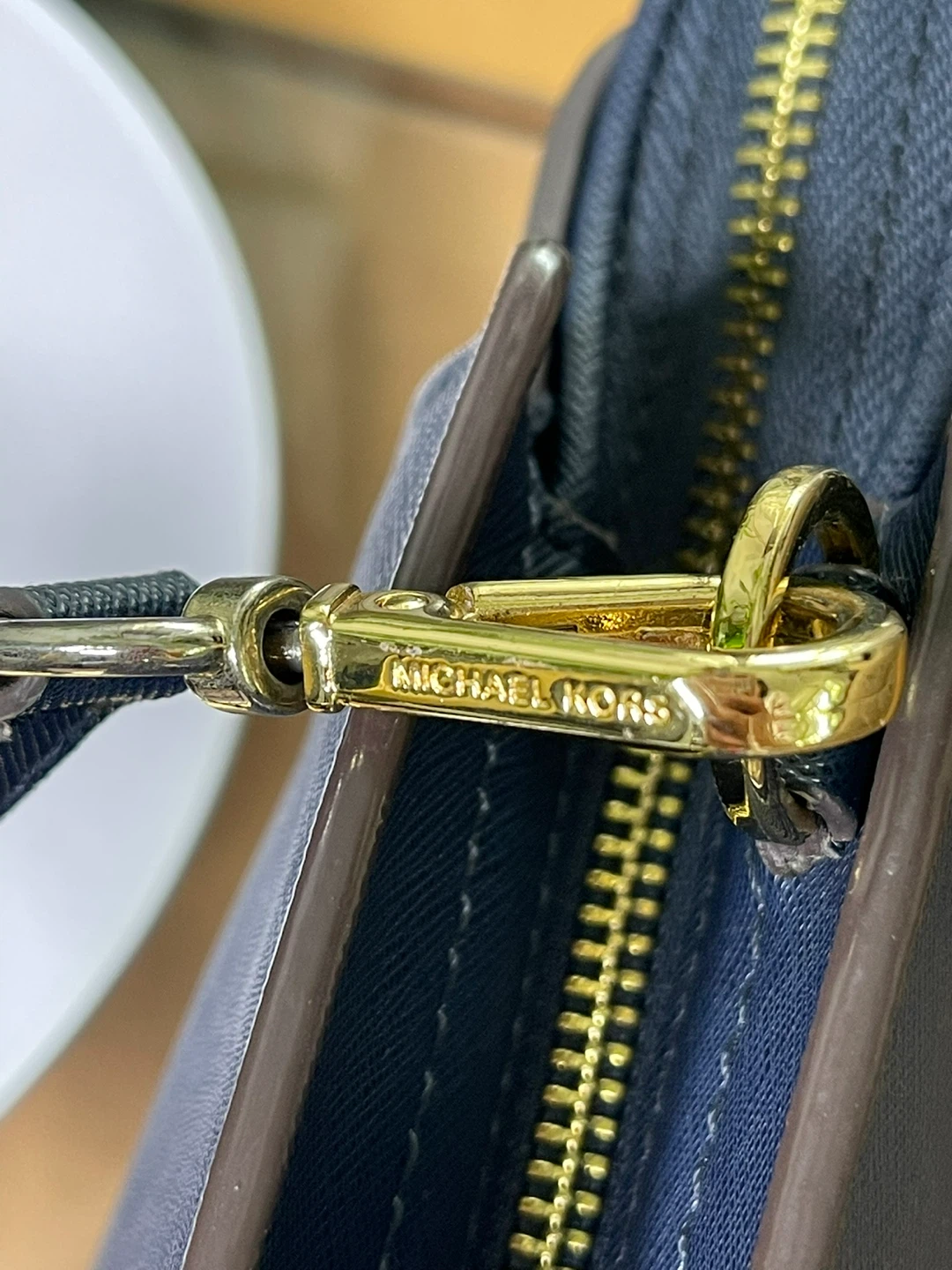Michael Kors Navy Blue Leather Crossbody Bag - photo 5