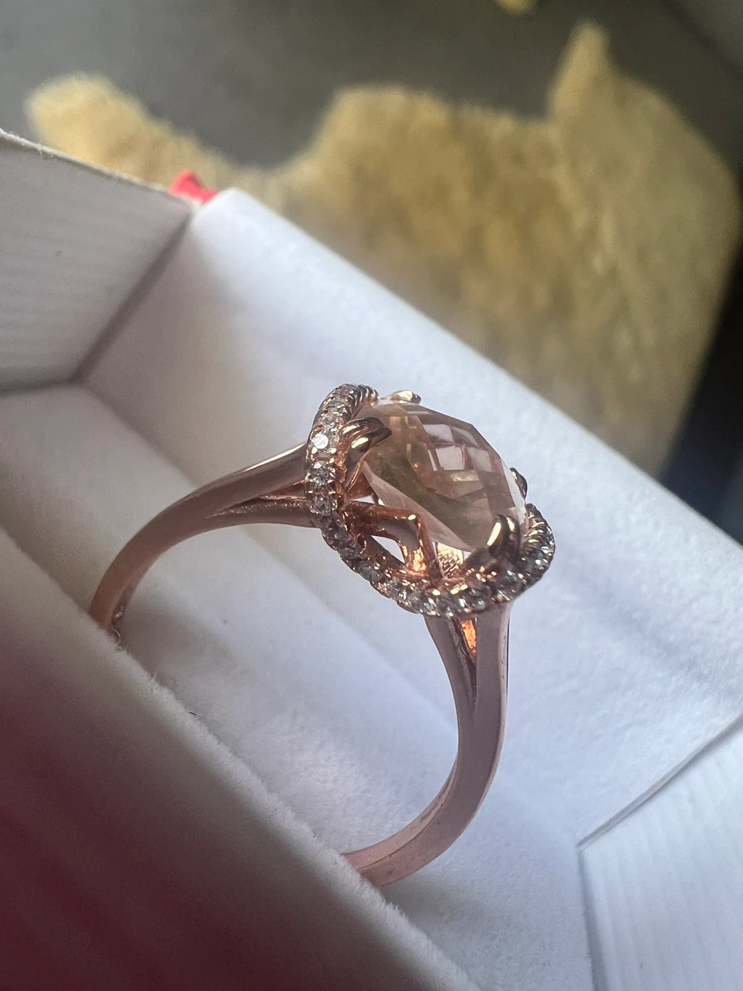 925 silver and morganite ring - photo 4