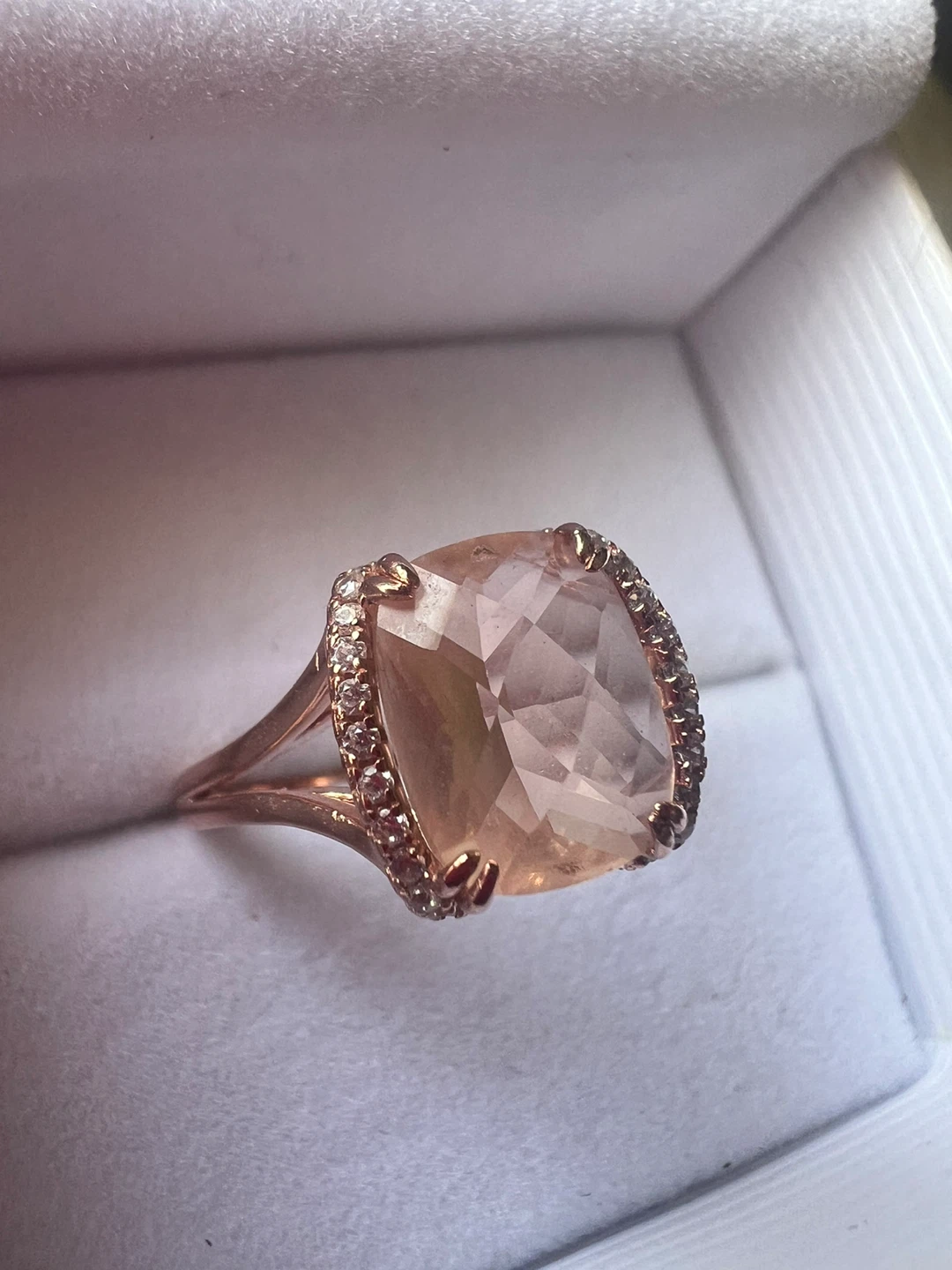 925 silver and morganite ring - photo 5