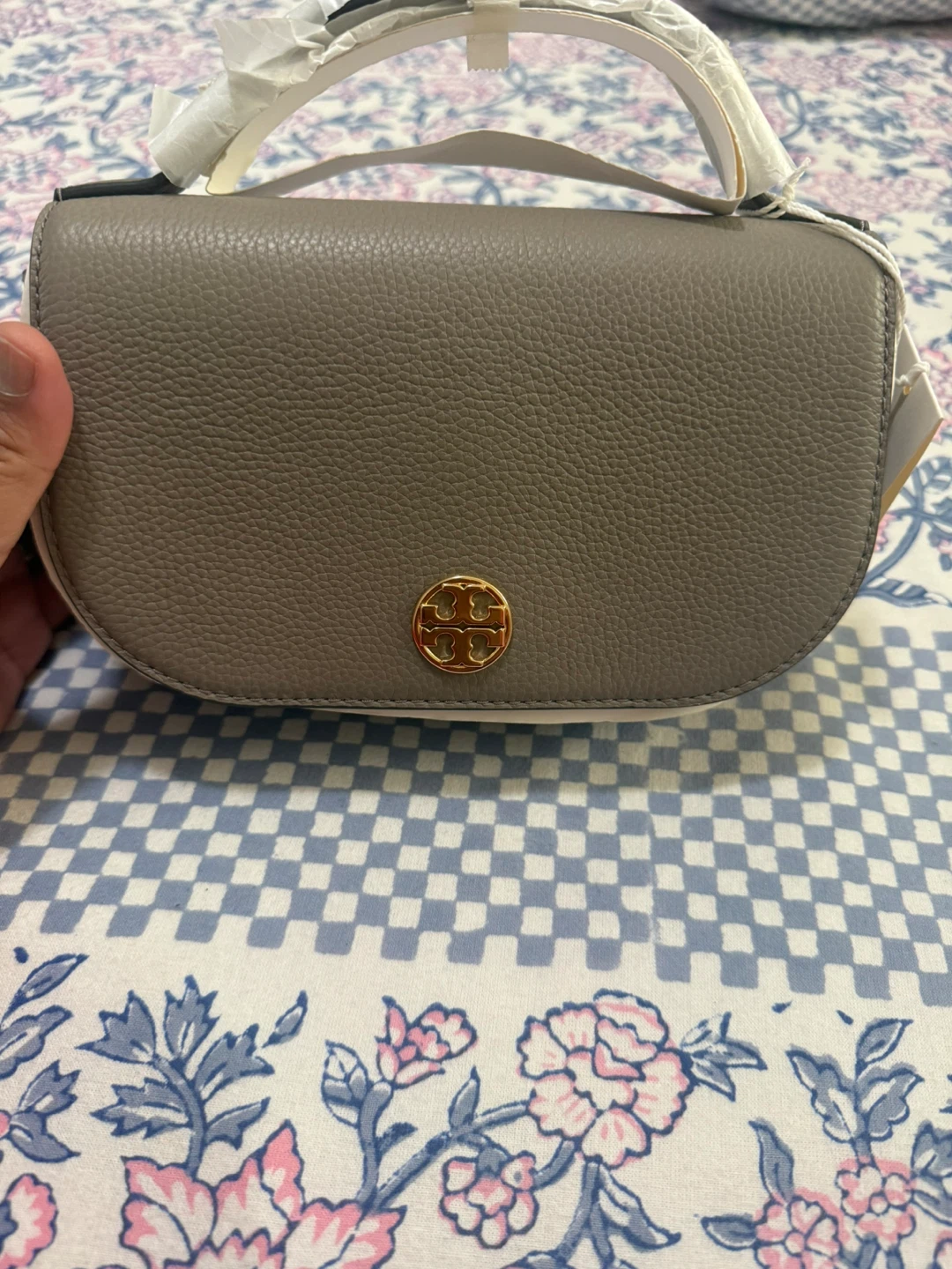 Tory Burch Limited Edition Top Handle Mini Bag - Gray Heron