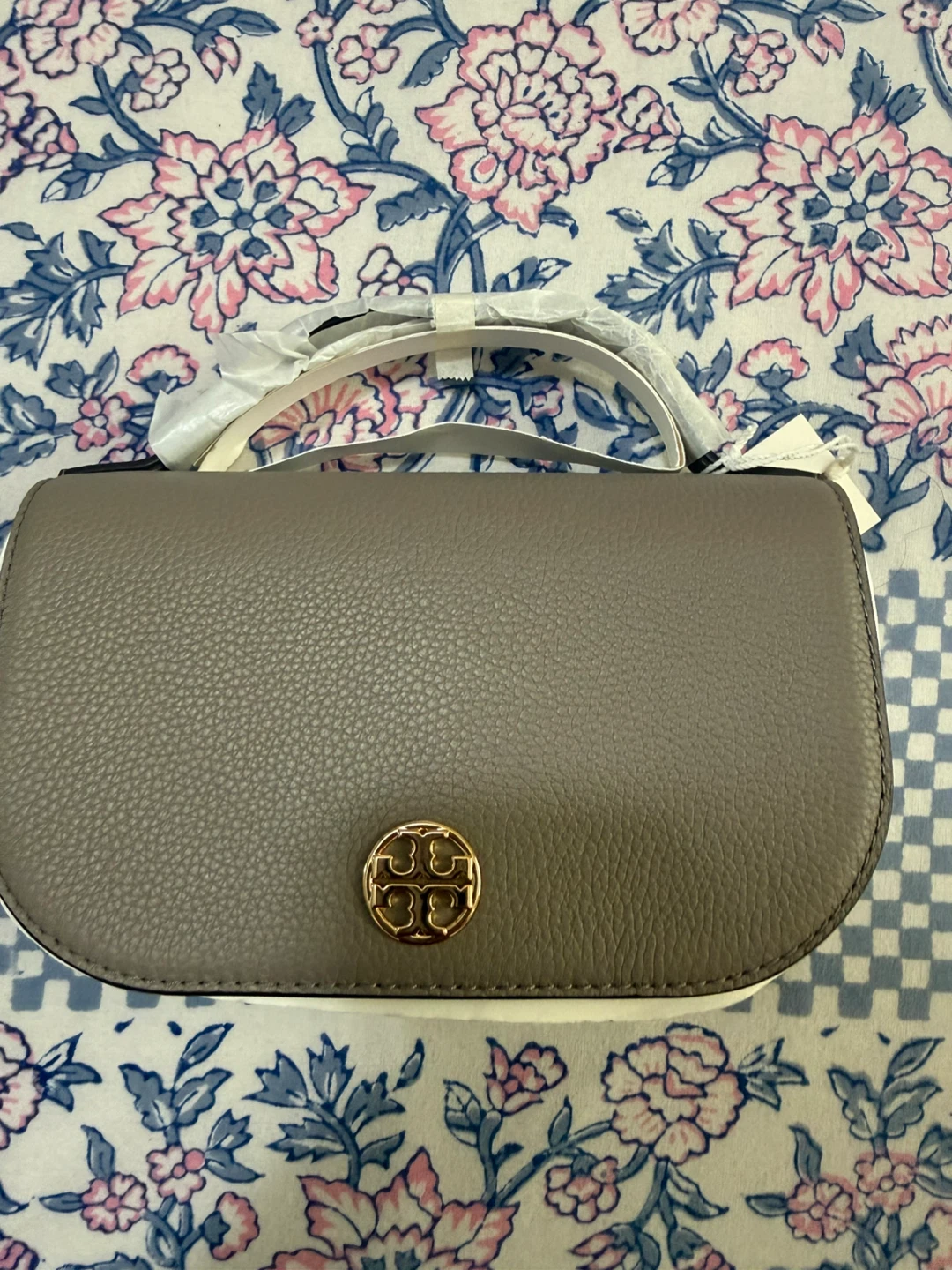 Tory Burch Limited Edition Top Handle Mini Bag - Gray Heron - photo 2