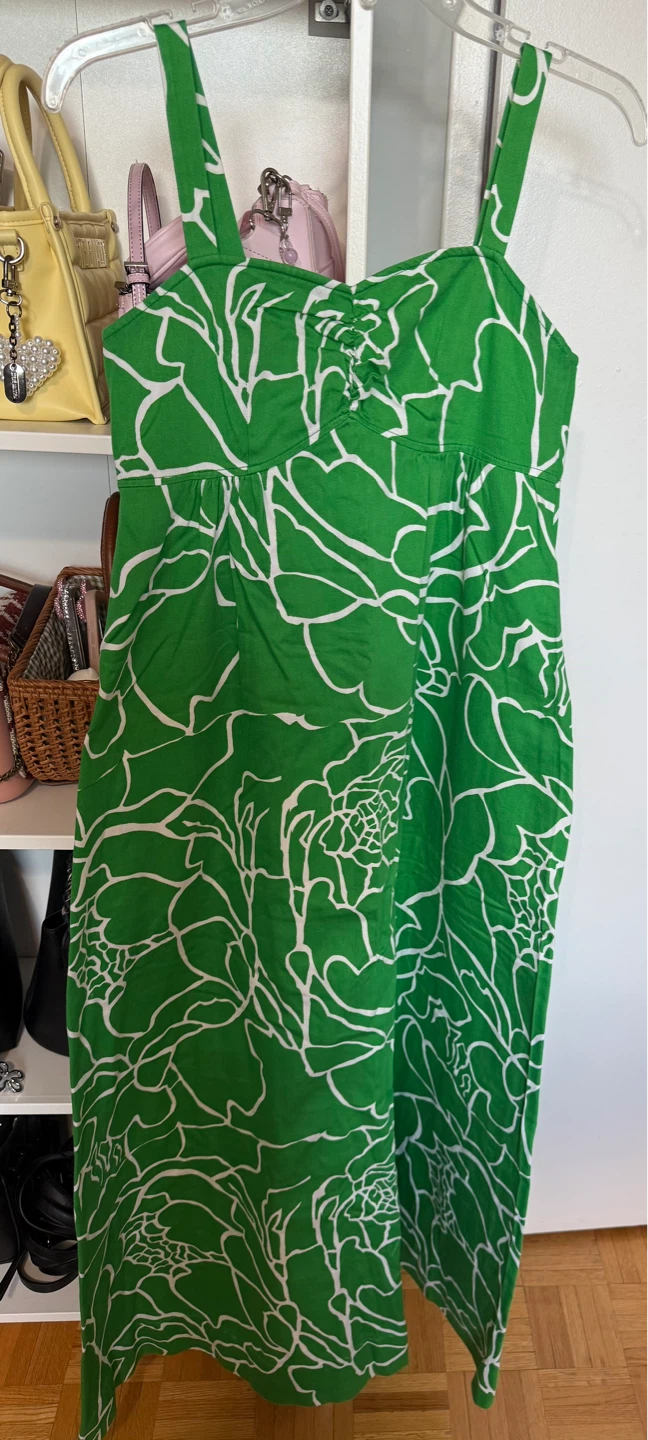 Golden Finn Green Floral Maxi Dress - photo 2