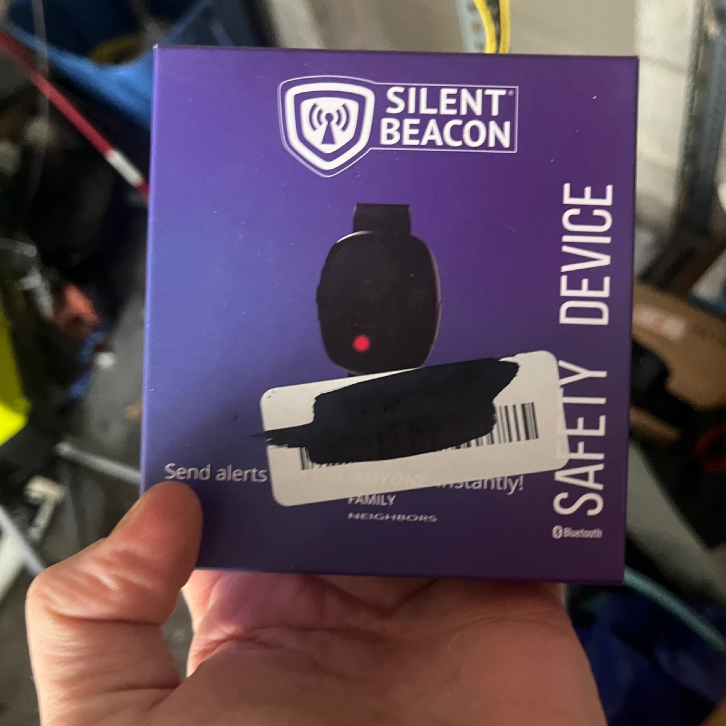 Silent Beacon Safety Device