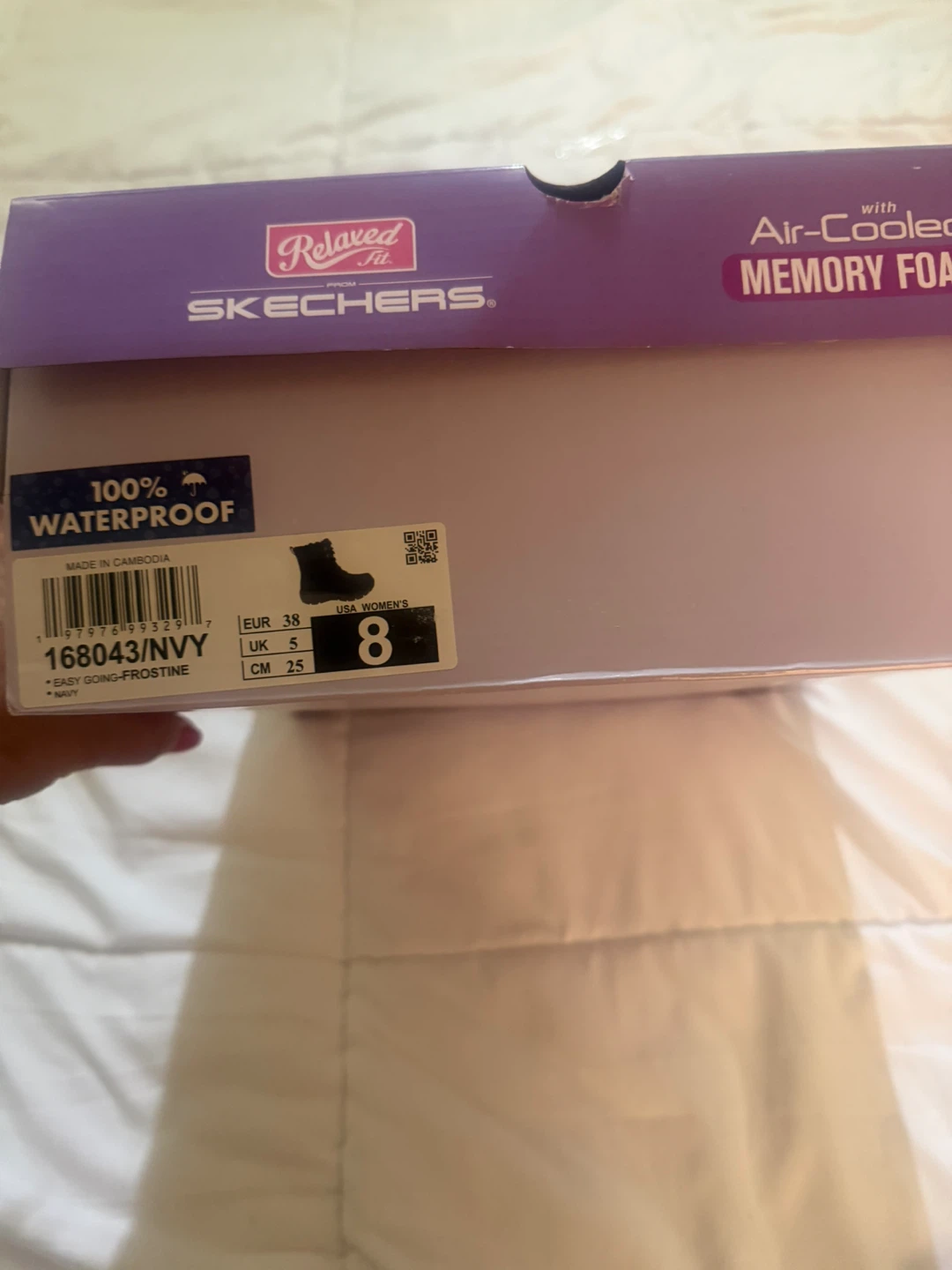 Skechers Women's Navy Easy Going-Frostine Boots Size 8 - photo 3