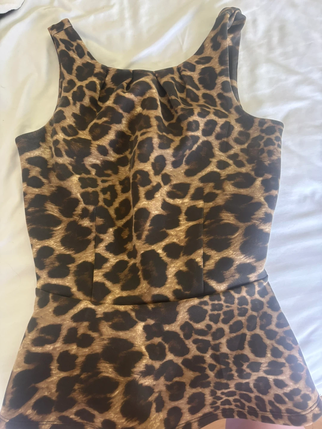 Dynamite Leopard Print Sleeveless Dress - XS - photo 2