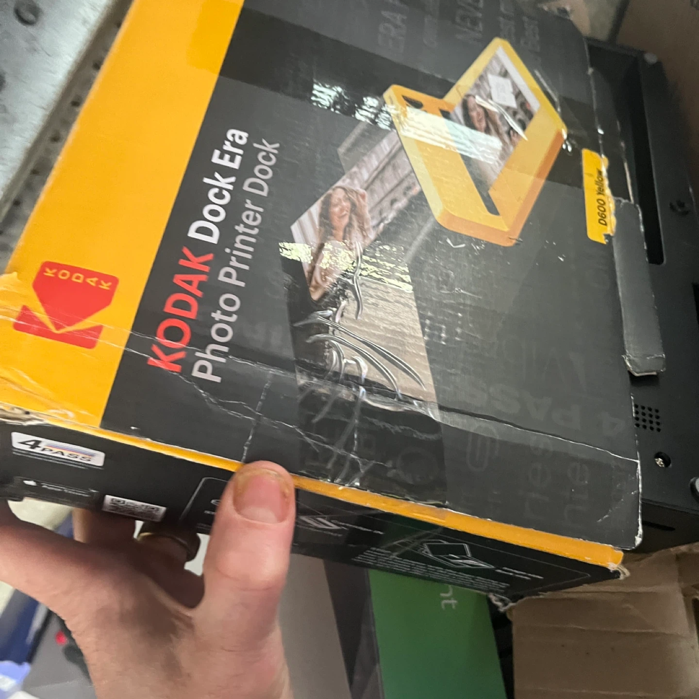 Kodak Dock Era Photo Printer Dock D600 Yellow