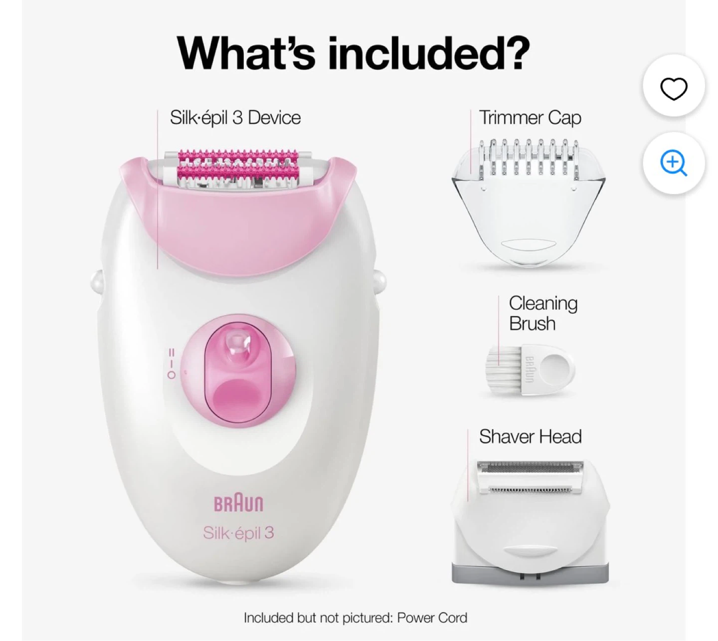 Braun Silk-épil 3 Epilator- NEW - photo 4