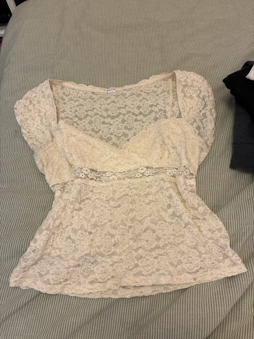 Cream Lace Blouse