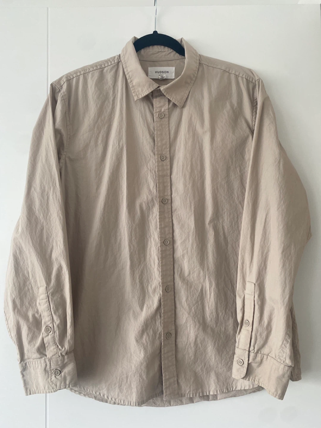 Hudson Button-Up Shirt - Tan