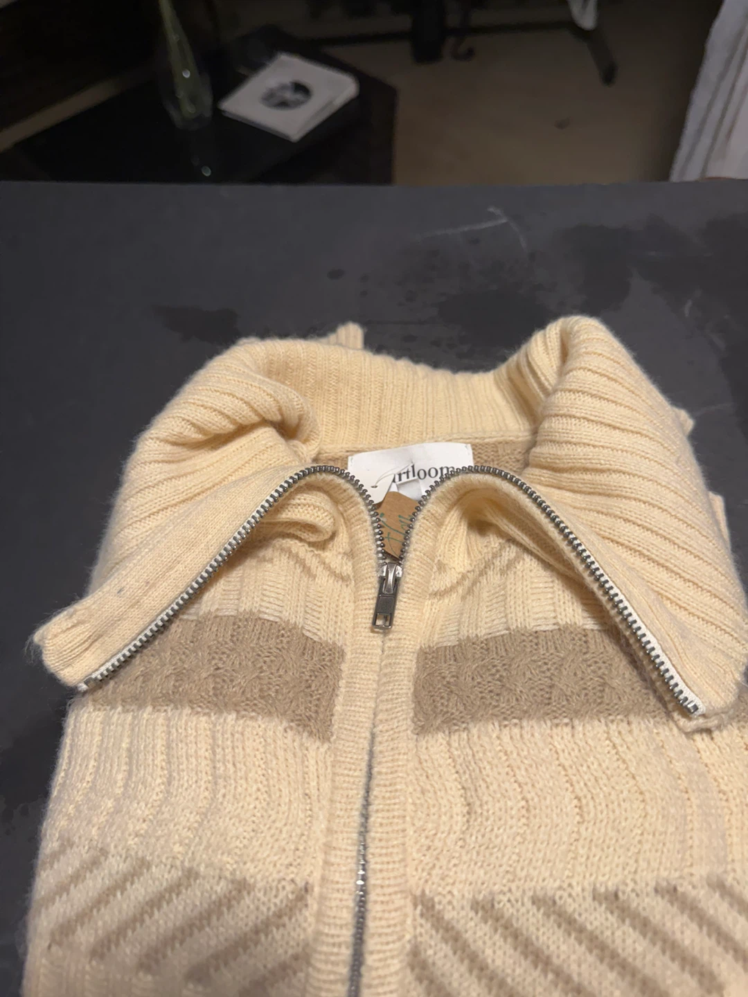 Heartloom Zip Up Cardigan Sweater Size S - photo 4