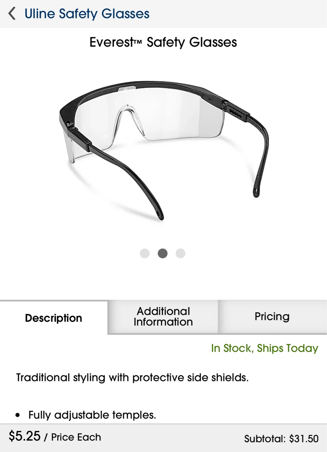 Safety Glasses(multiple and new)