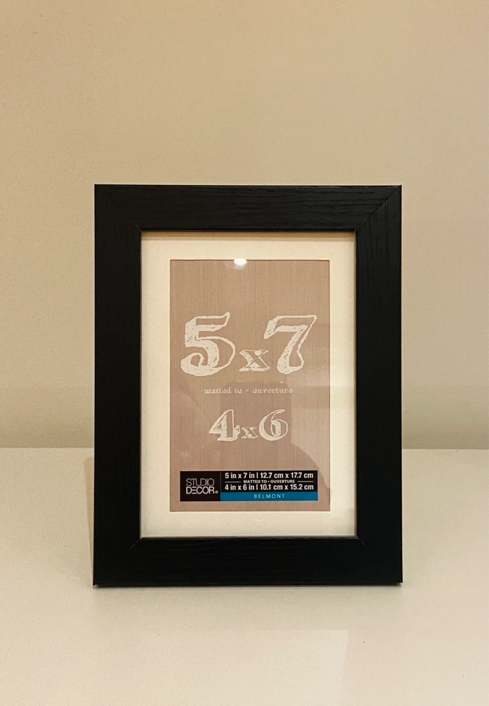 Studio Decor Black Picture Frame 5x7