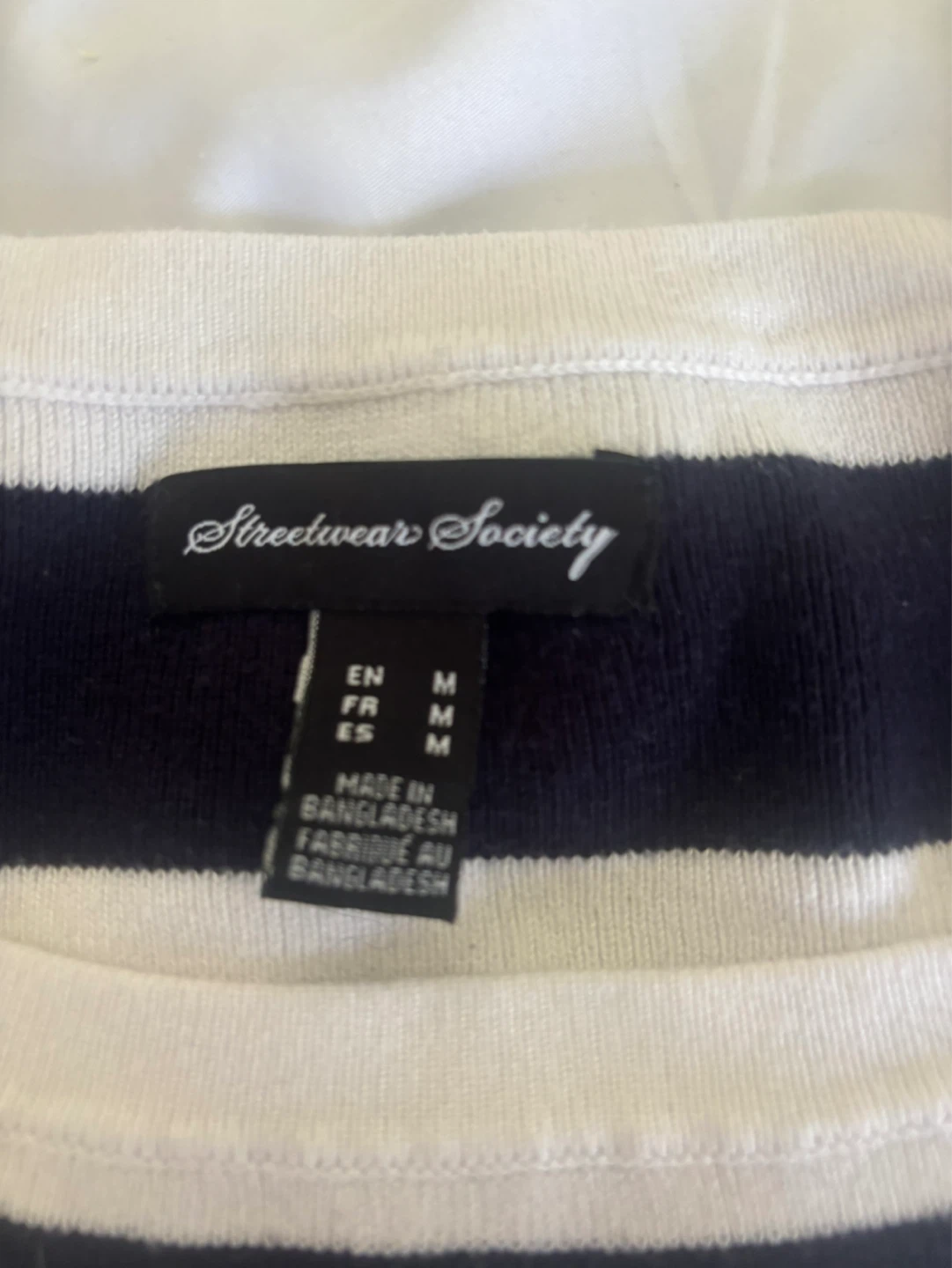 Streetwear Society Striped Sweater - Size M - photo 2