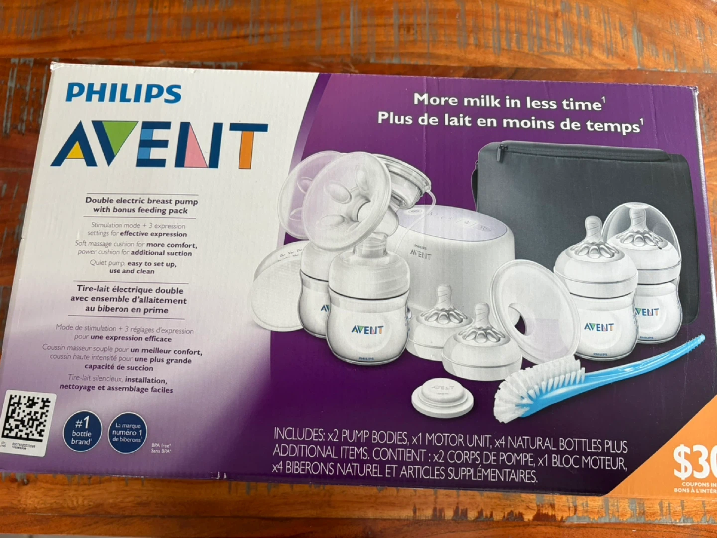 Philips Avent Double Electric Breast Pump with Bottles