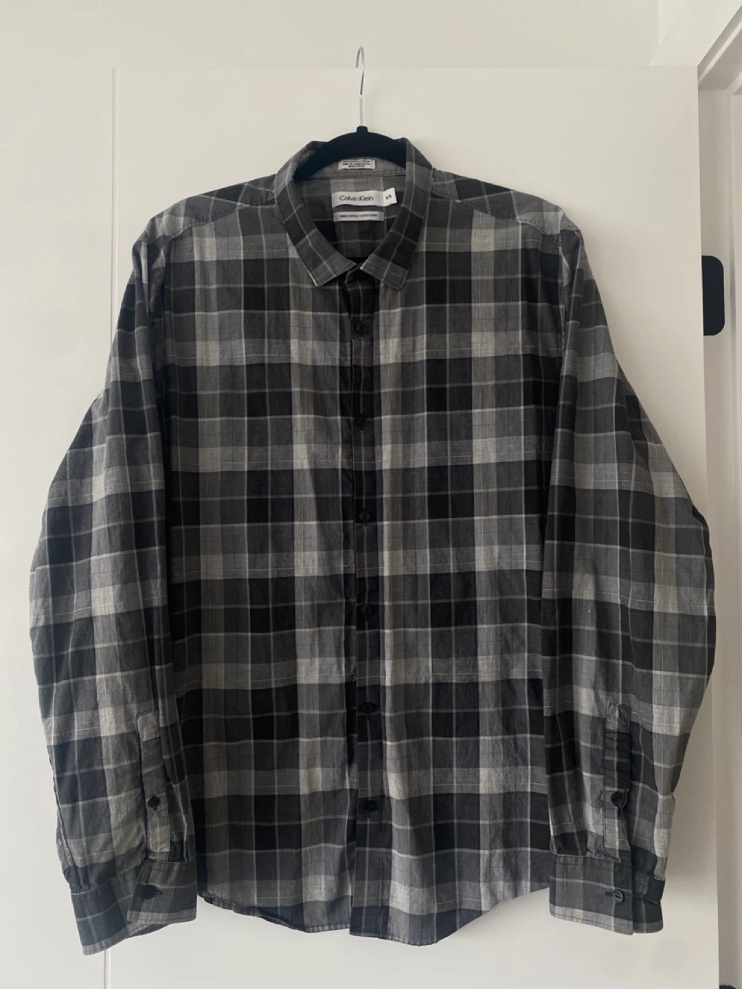 Calvin Klein Plaid Long Sleeve Shirt