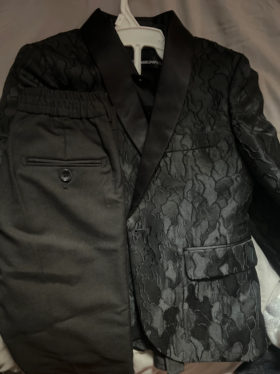Kids World of USA Black Polyester Formal Suit - Size 5 - photo 3