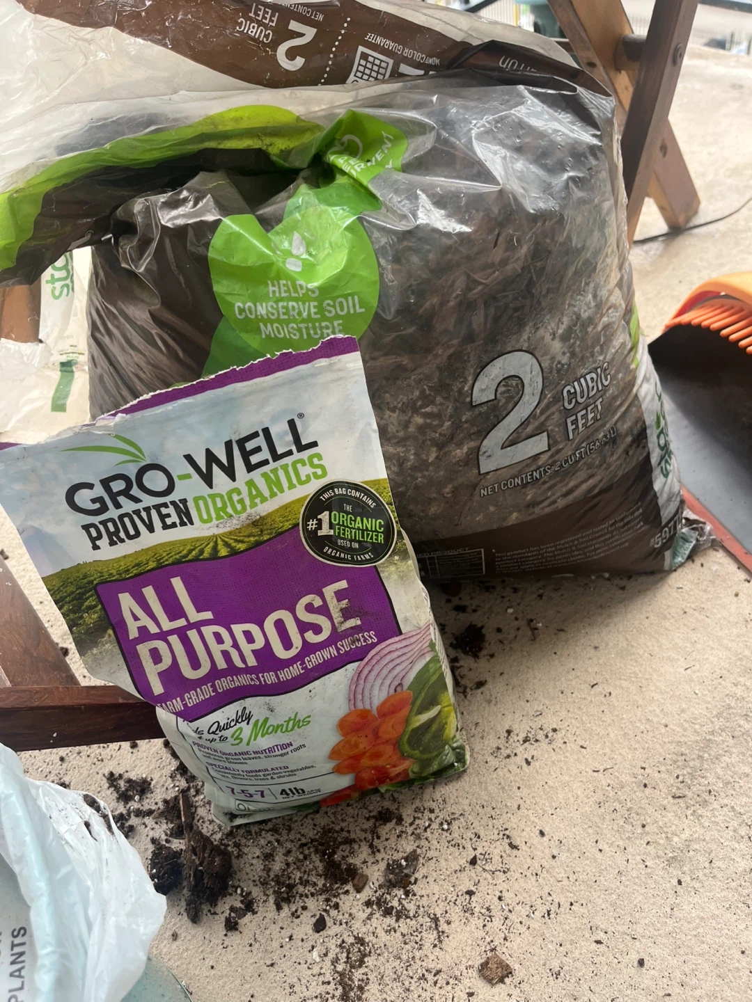 Mulch and organic fertilizer