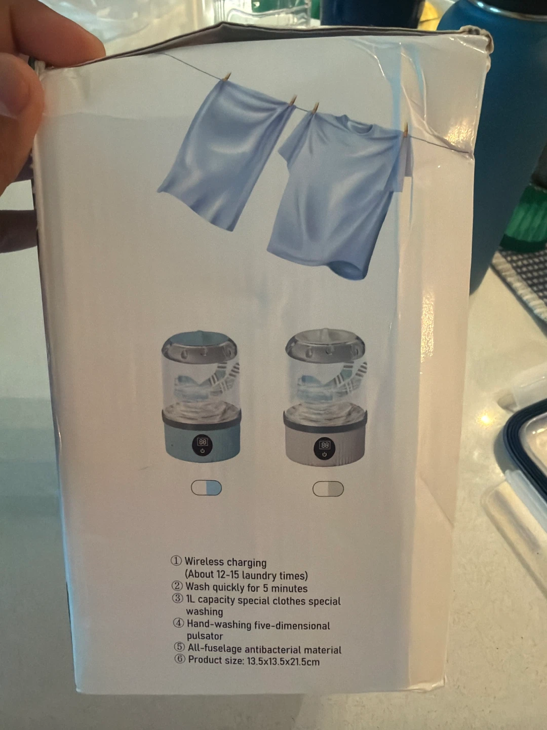 Wireless Charging Mini Washing Machine - photo 2