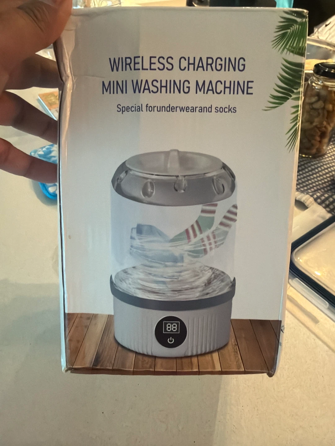 Wireless Charging Mini Washing Machine