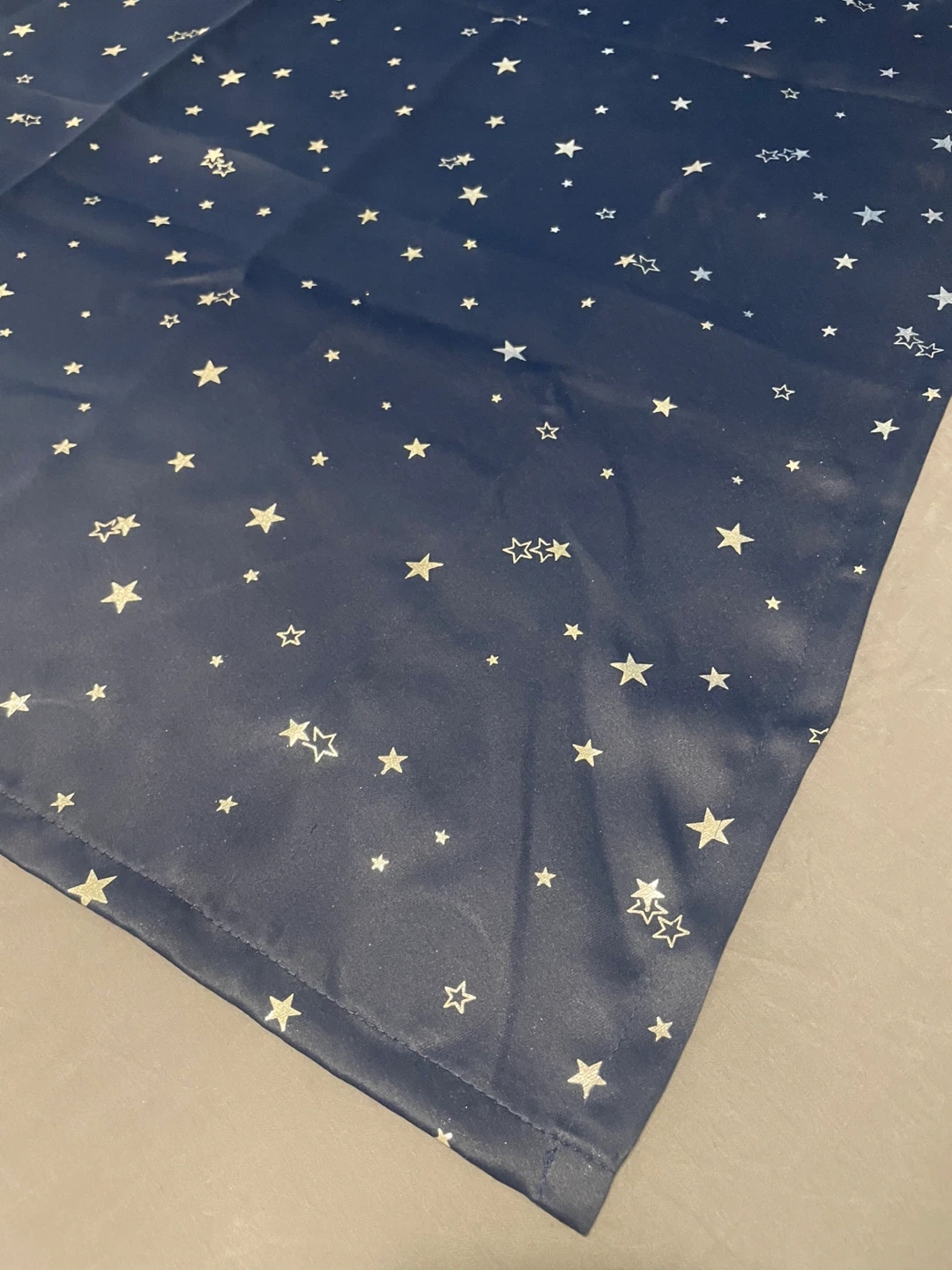Navy Star Print Blackout Curtains (4 Panels) - photo 4
