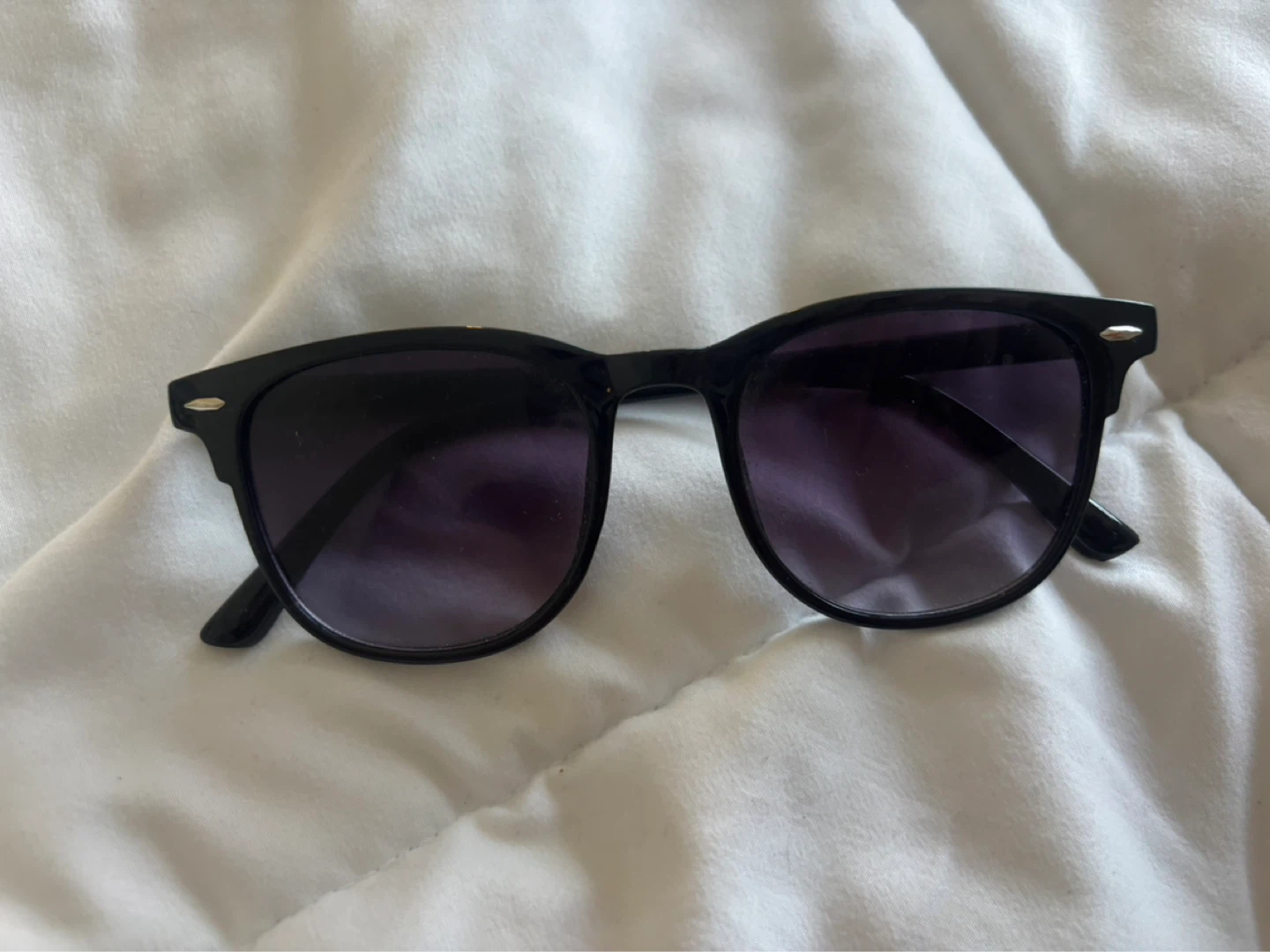 Black Wayfarer Style Sunglasses